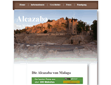 Tablet Screenshot of alcazaba-info.com